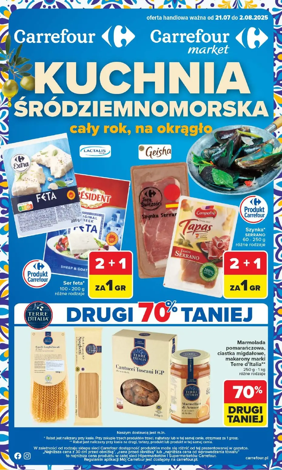 gazetka promocyjna Carrefour Market Kuchnia śródziemnomorska  - Strona 1