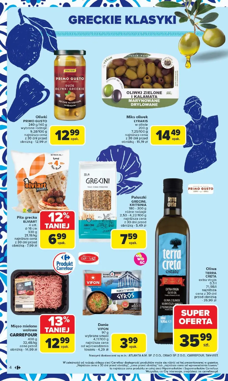 gazetka promocyjna Carrefour Market Kuchnia śródziemnomorska  - Strona 4