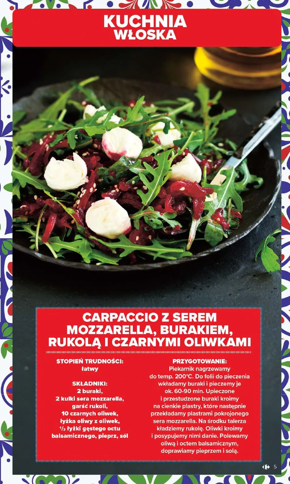 gazetka promocyjna Carrefour Market Kuchnia śródziemnomorska  - Strona 5