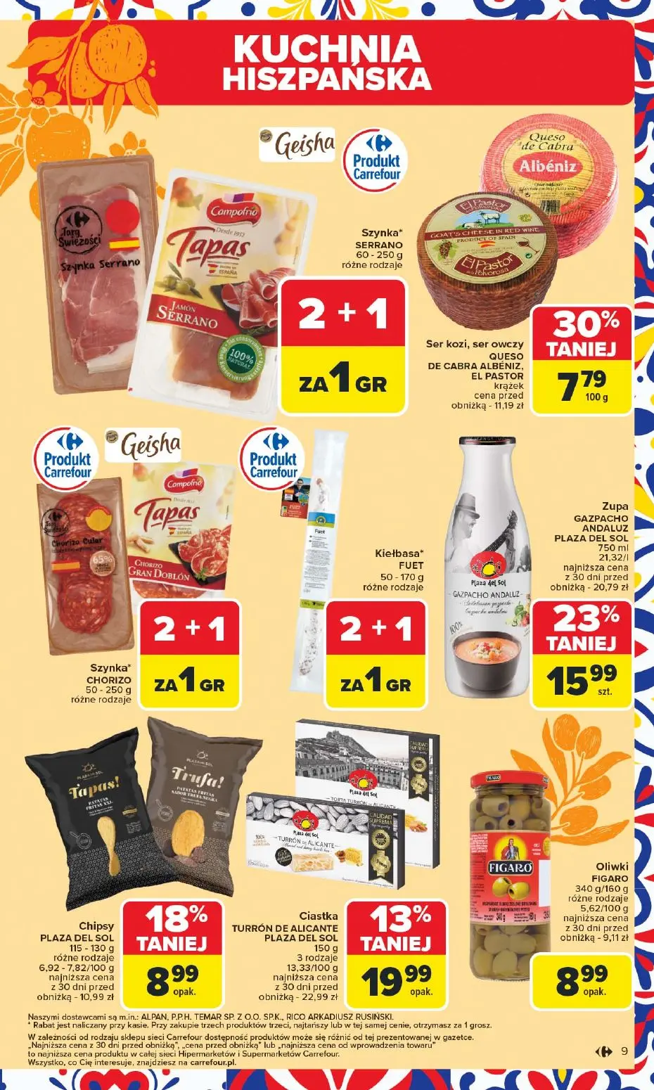 gazetka promocyjna Carrefour Market Kuchnia śródziemnomorska  - Strona 9