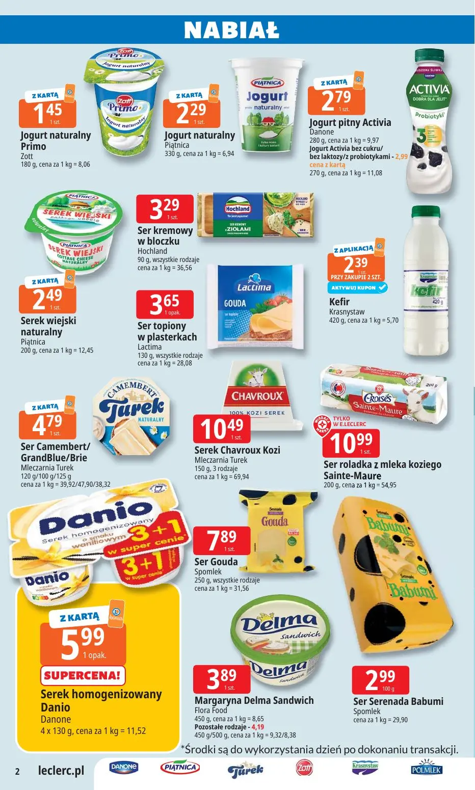 gazetka promocyjna E.Leclerc Wybór w dobrej cenie - oferta rozszerzona - Strona 2