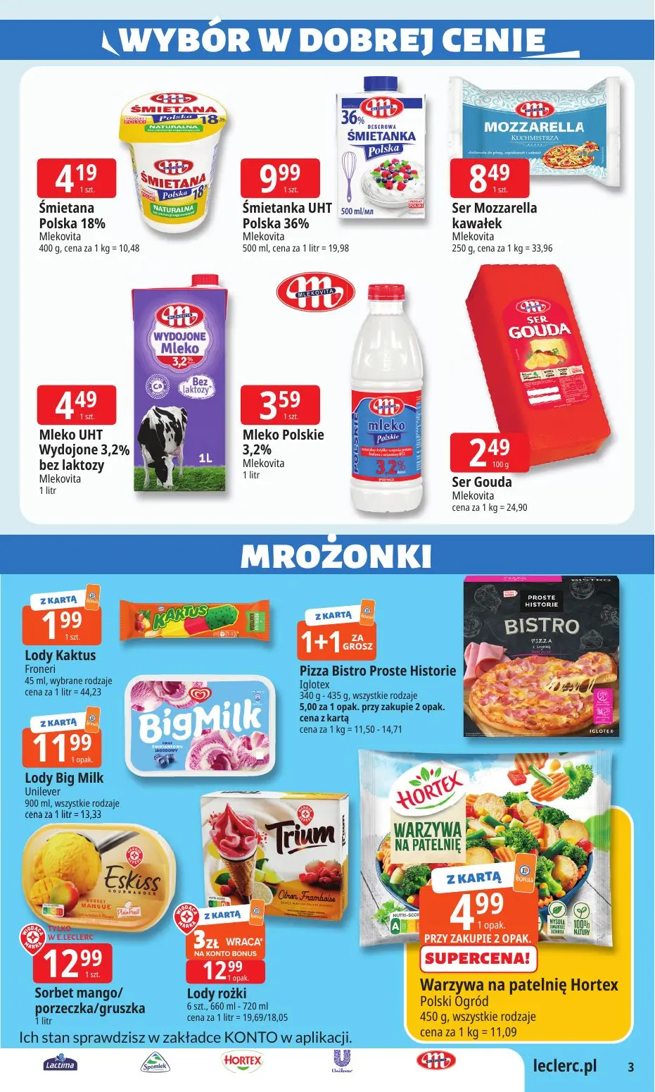 gazetka promocyjna E.Leclerc Wybór w dobrej cenie - oferta rozszerzona - Strona 3