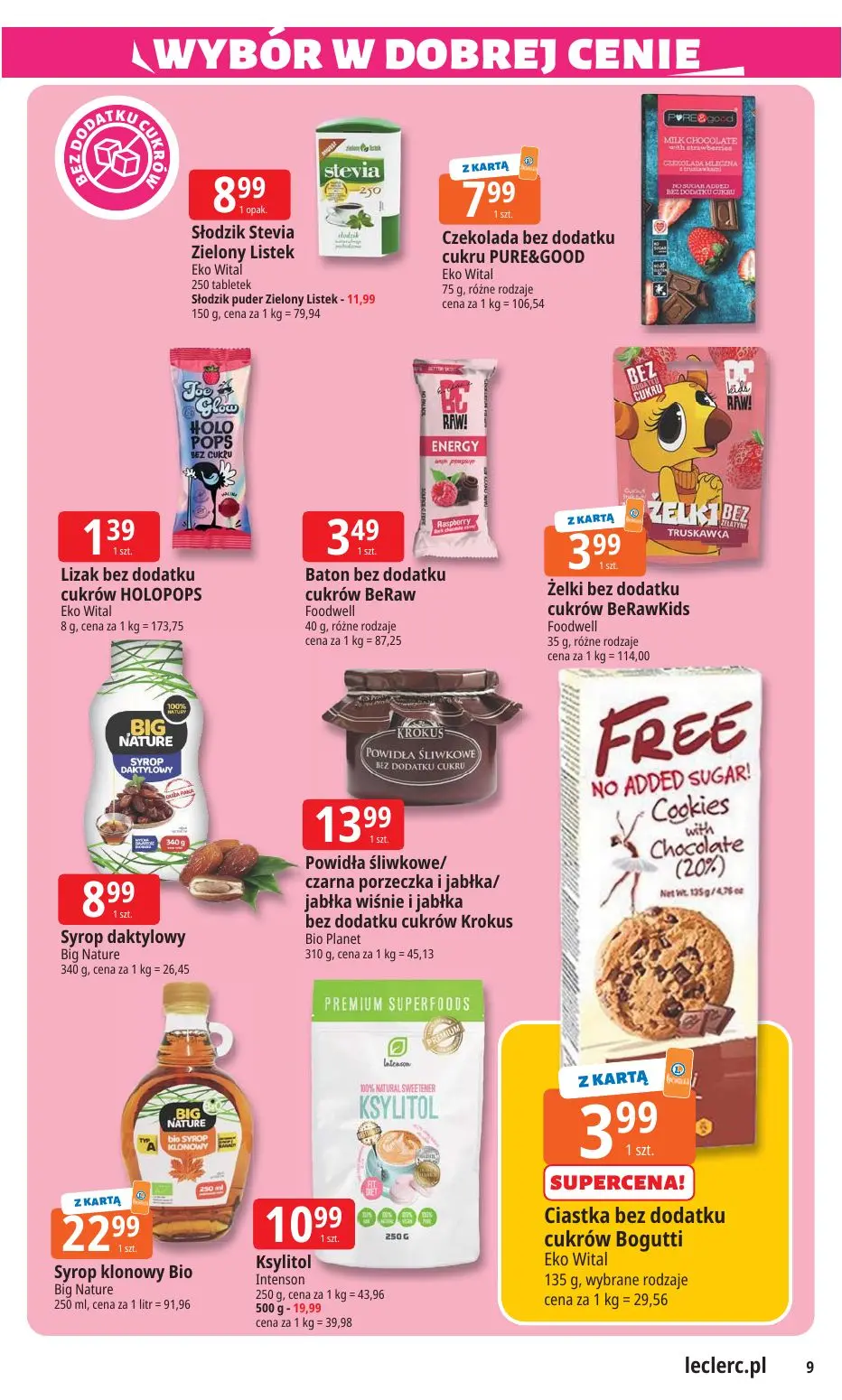 gazetka promocyjna E.Leclerc Wybór w dobrej cenie - oferta rozszerzona - Strona 9