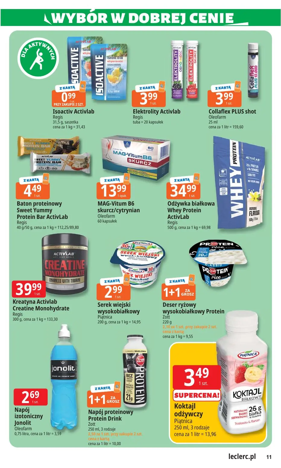 gazetka promocyjna E.Leclerc Wybór w dobrej cenie - oferta rozszerzona - Strona 11