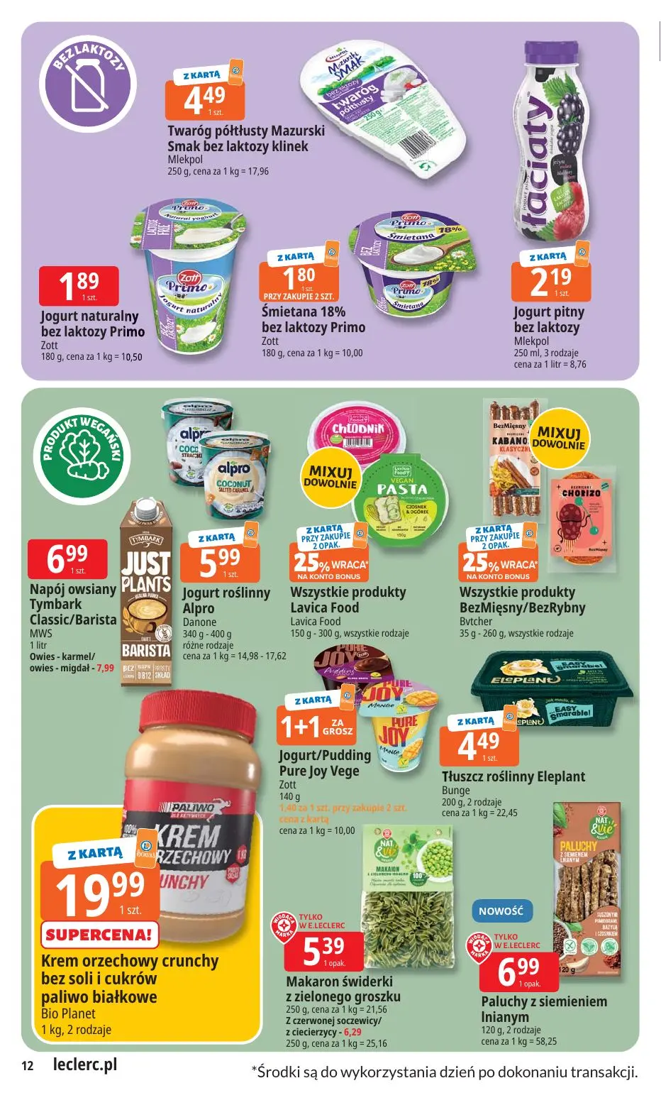 gazetka promocyjna E.Leclerc Wybór w dobrej cenie - oferta rozszerzona - Strona 12