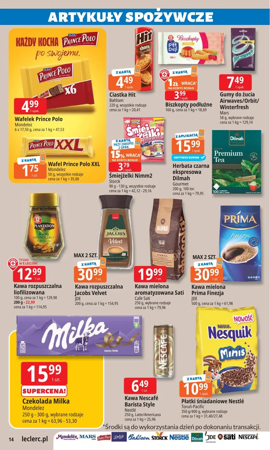 gazetka promocyjna E.Leclerc Wybór w dobrej cenie - oferta rozszerzona - Strona 14