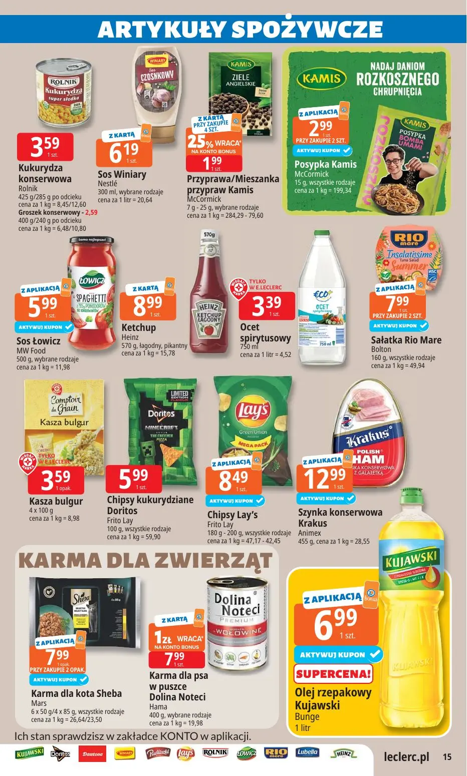 gazetka promocyjna E.Leclerc Wybór w dobrej cenie - oferta rozszerzona - Strona 15