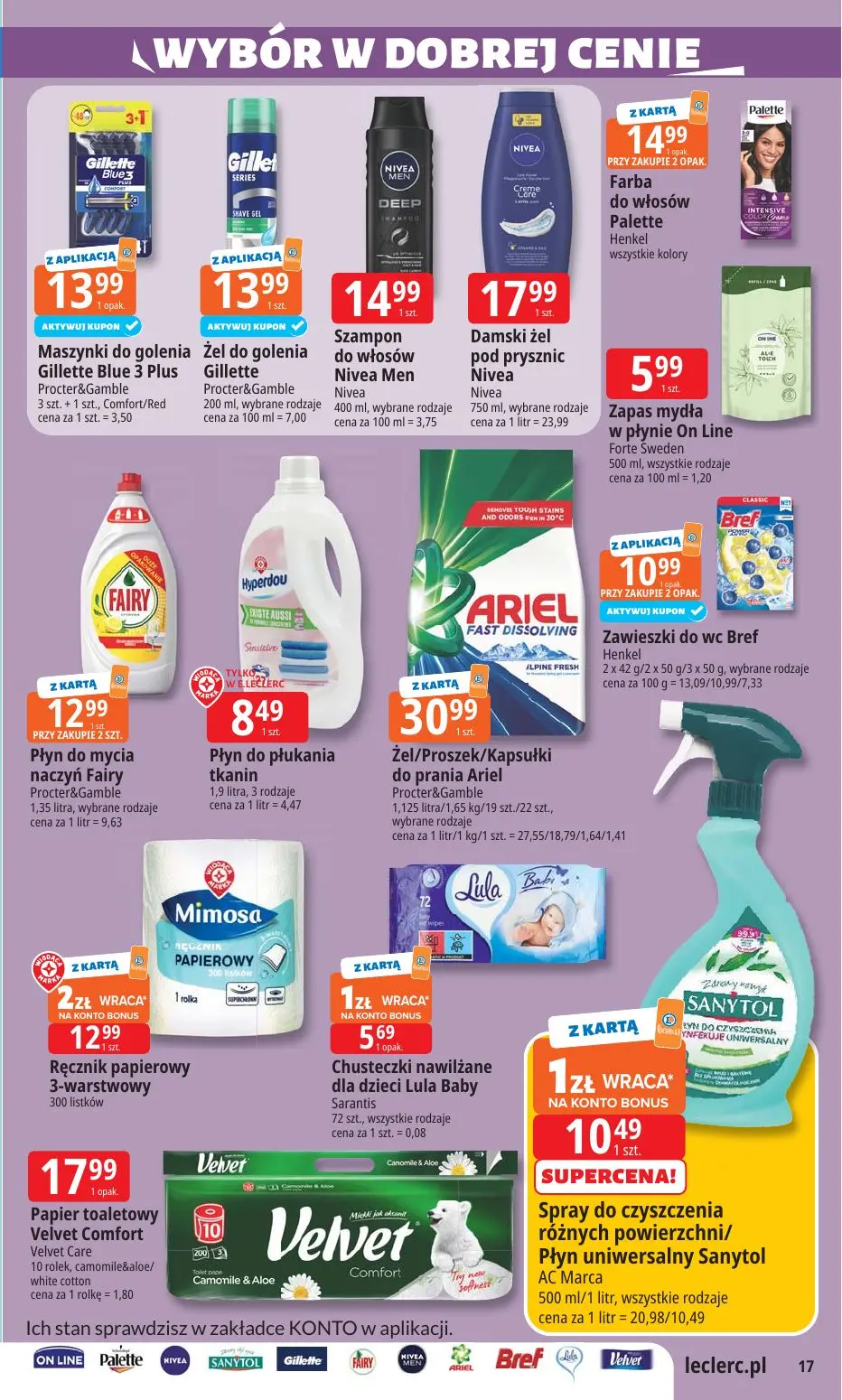 gazetka promocyjna E.Leclerc Wybór w dobrej cenie - oferta rozszerzona - Strona 17