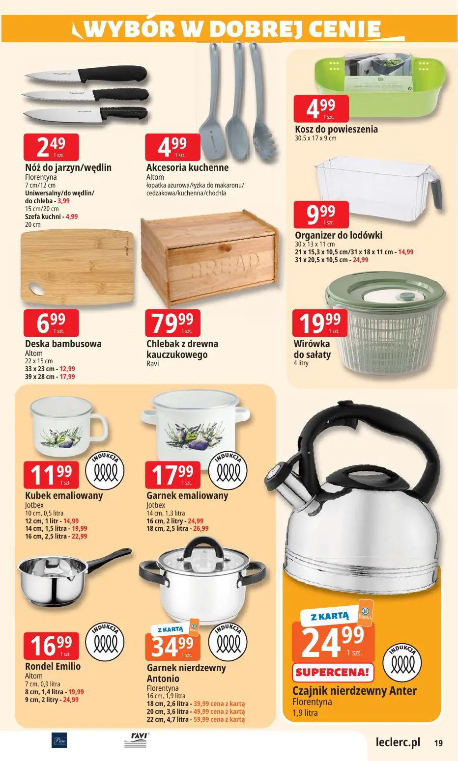 gazetka promocyjna E.Leclerc Wybór w dobrej cenie - oferta rozszerzona - Strona 19