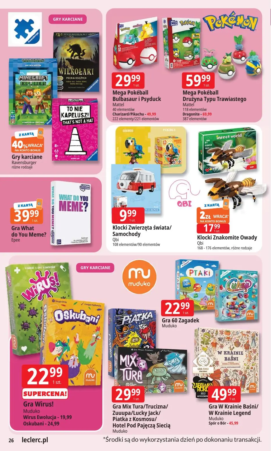 gazetka promocyjna E.Leclerc Wybór w dobrej cenie - oferta rozszerzona - Strona 26