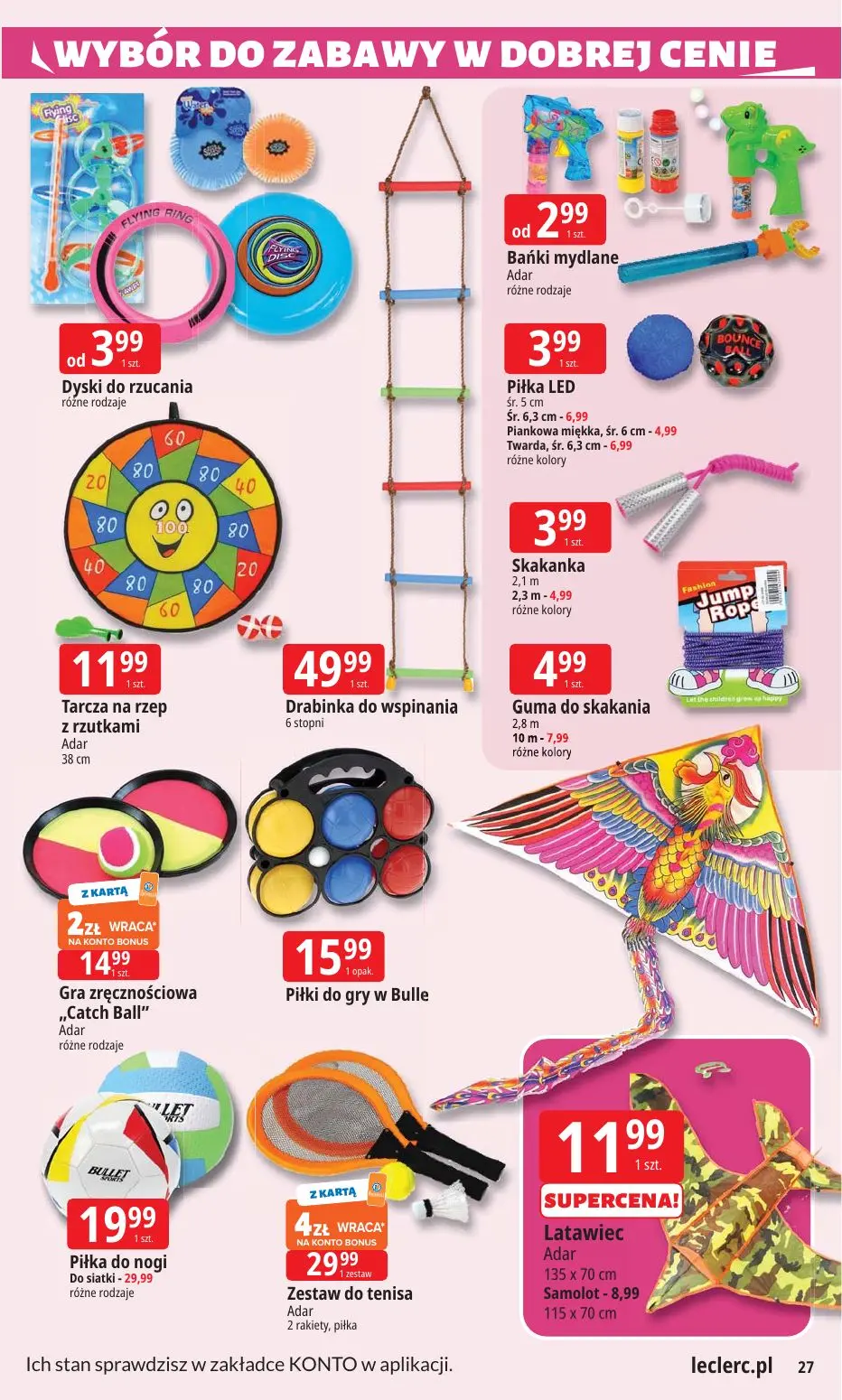 gazetka promocyjna E.Leclerc Wybór w dobrej cenie - oferta rozszerzona - Strona 27