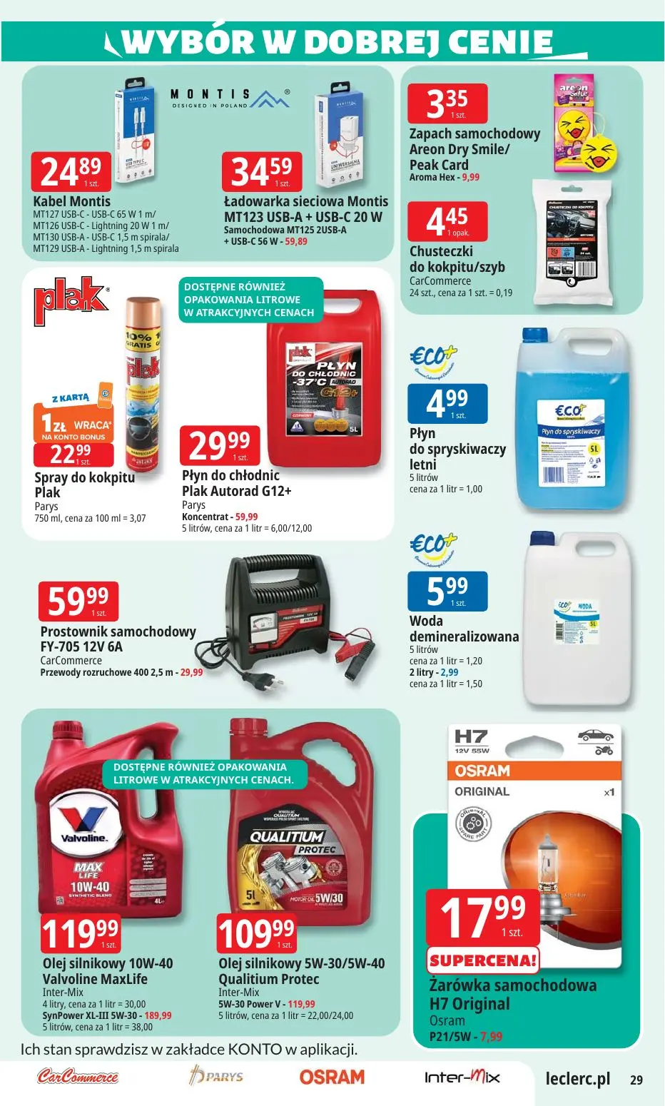 gazetka promocyjna E.Leclerc Wybór w dobrej cenie - oferta rozszerzona - Strona 29