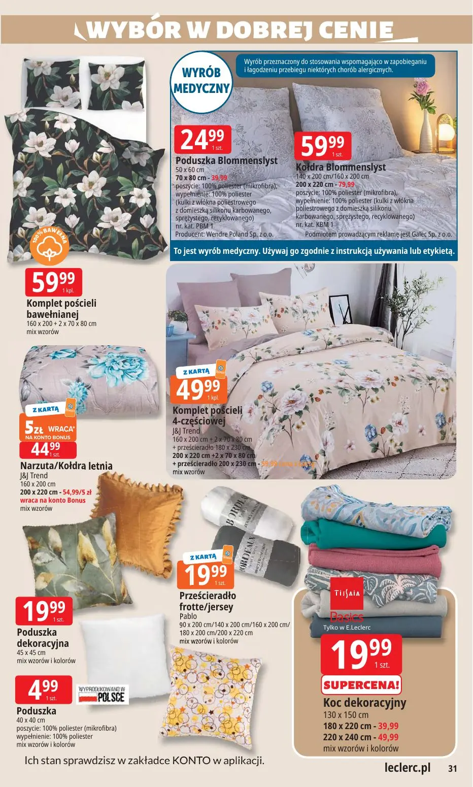 gazetka promocyjna E.Leclerc Wybór w dobrej cenie - oferta rozszerzona - Strona 31