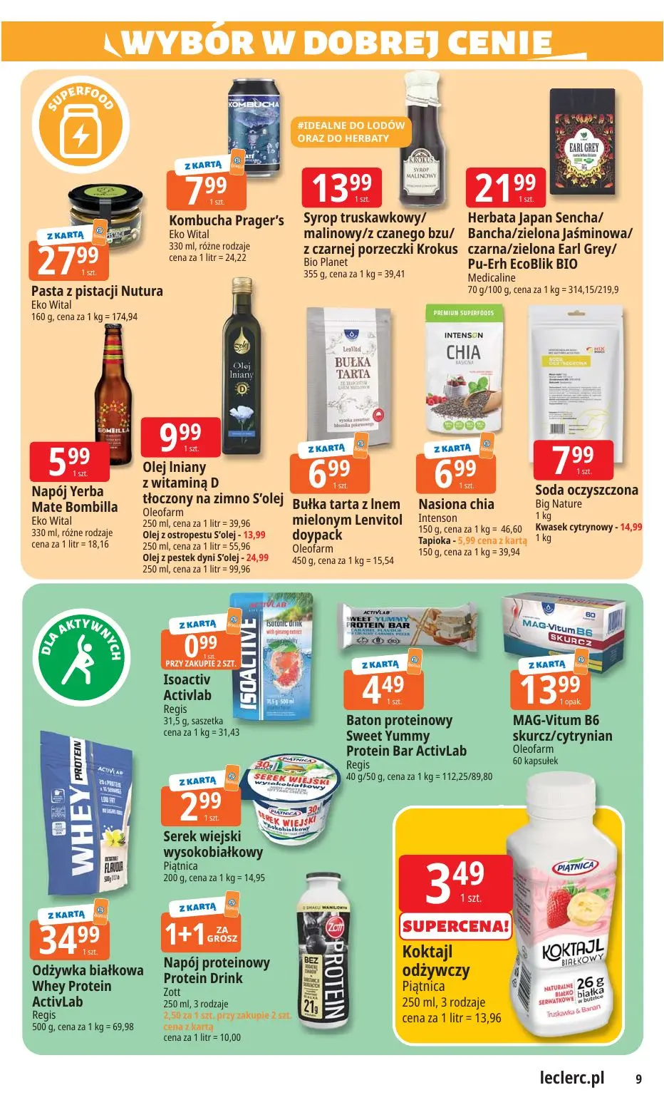 gazetka promocyjna E.Leclerc Wybór w dobrej cenie - Strona 9