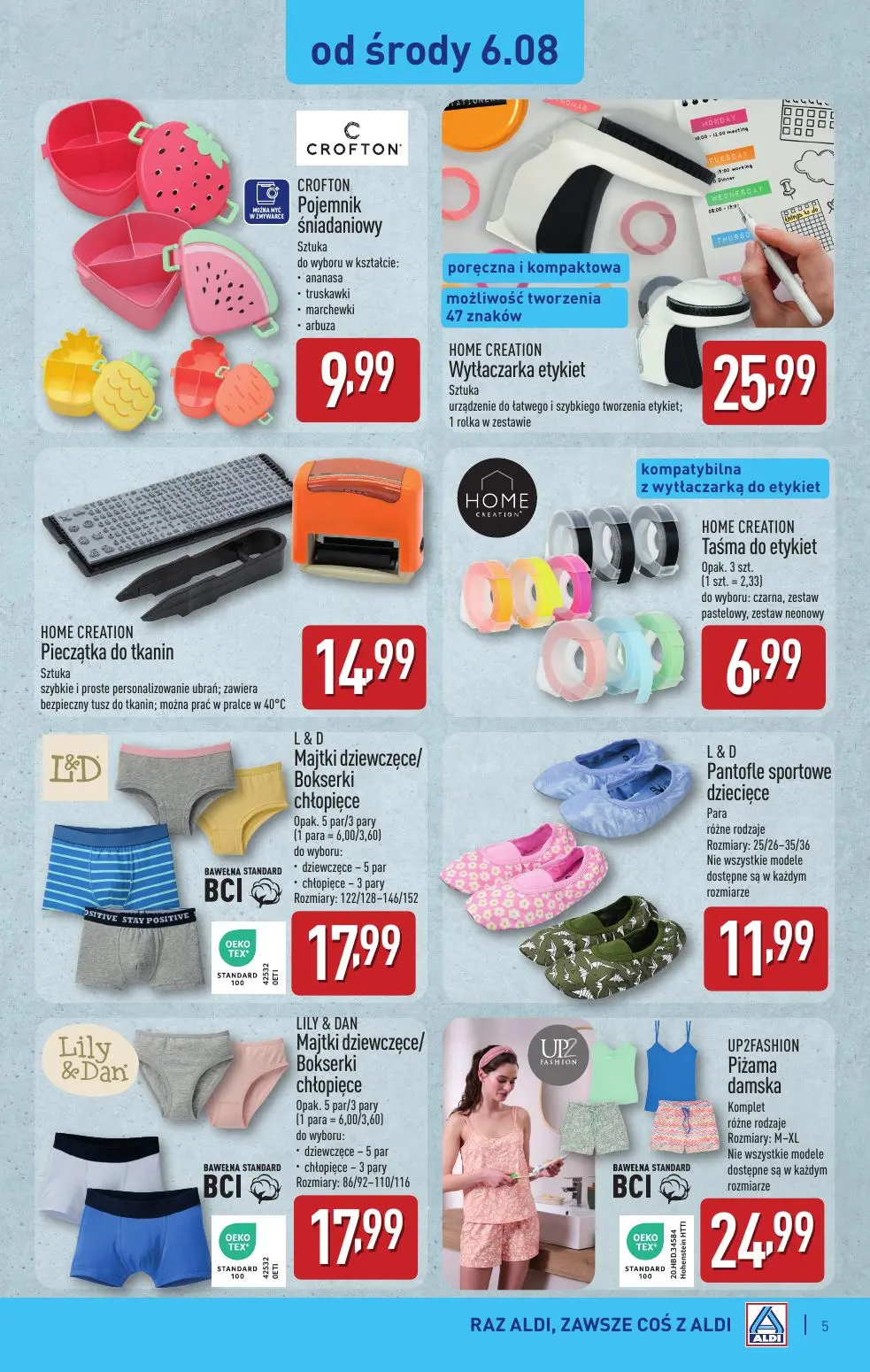 gazetka promocyjna ALDI Modny powrót do szkoły - Strona 5