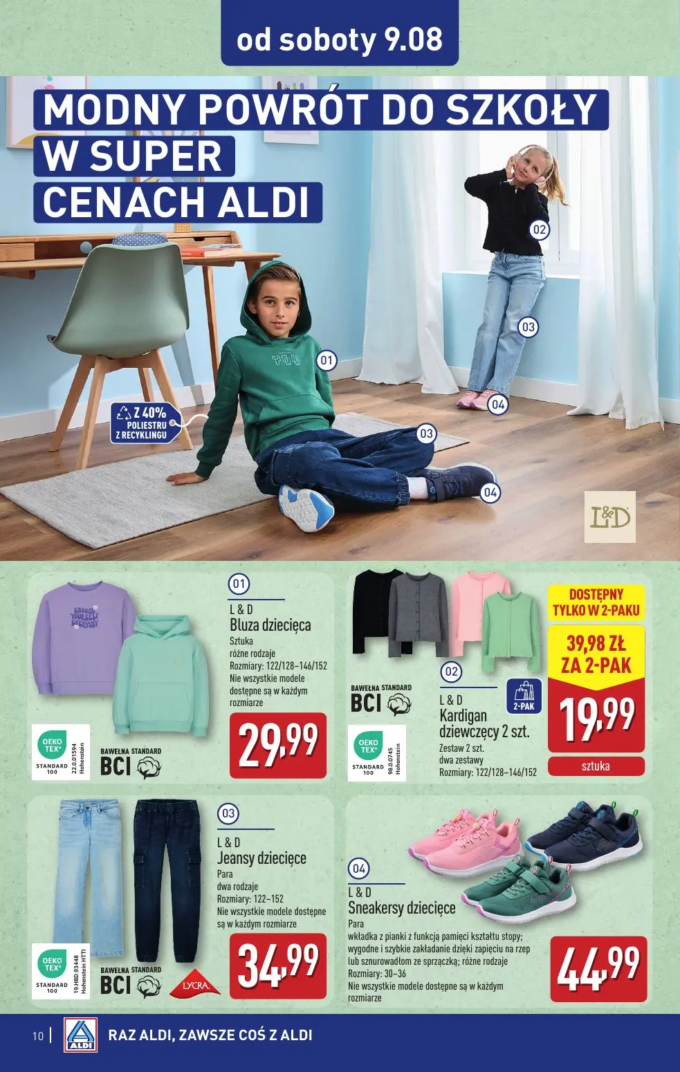 gazetka promocyjna ALDI Modny powrót do szkoły - Strona 10