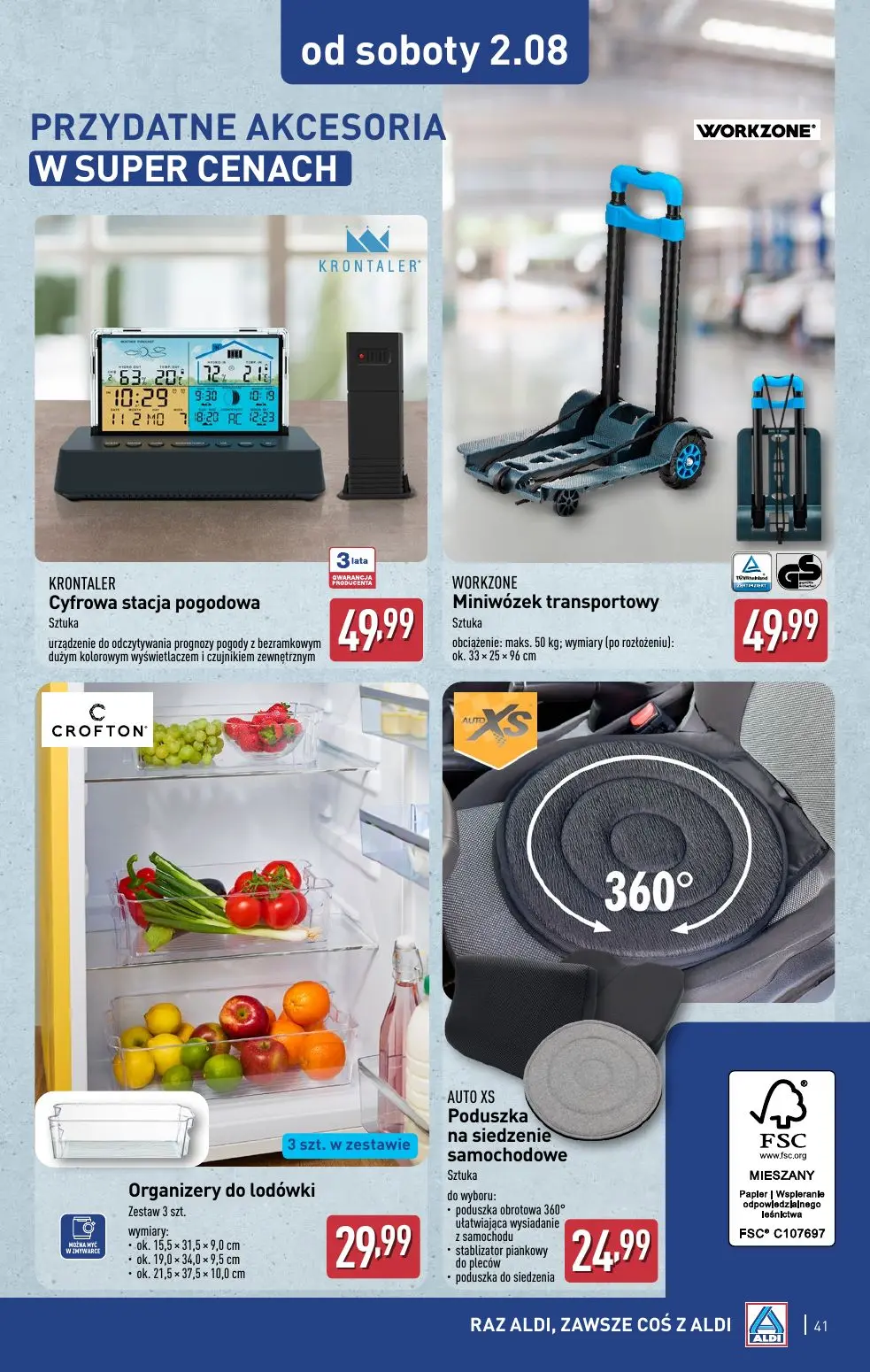 gazetka promocyjna ALDI Raz ALDI zawsze coś z ALDI - Strona 41