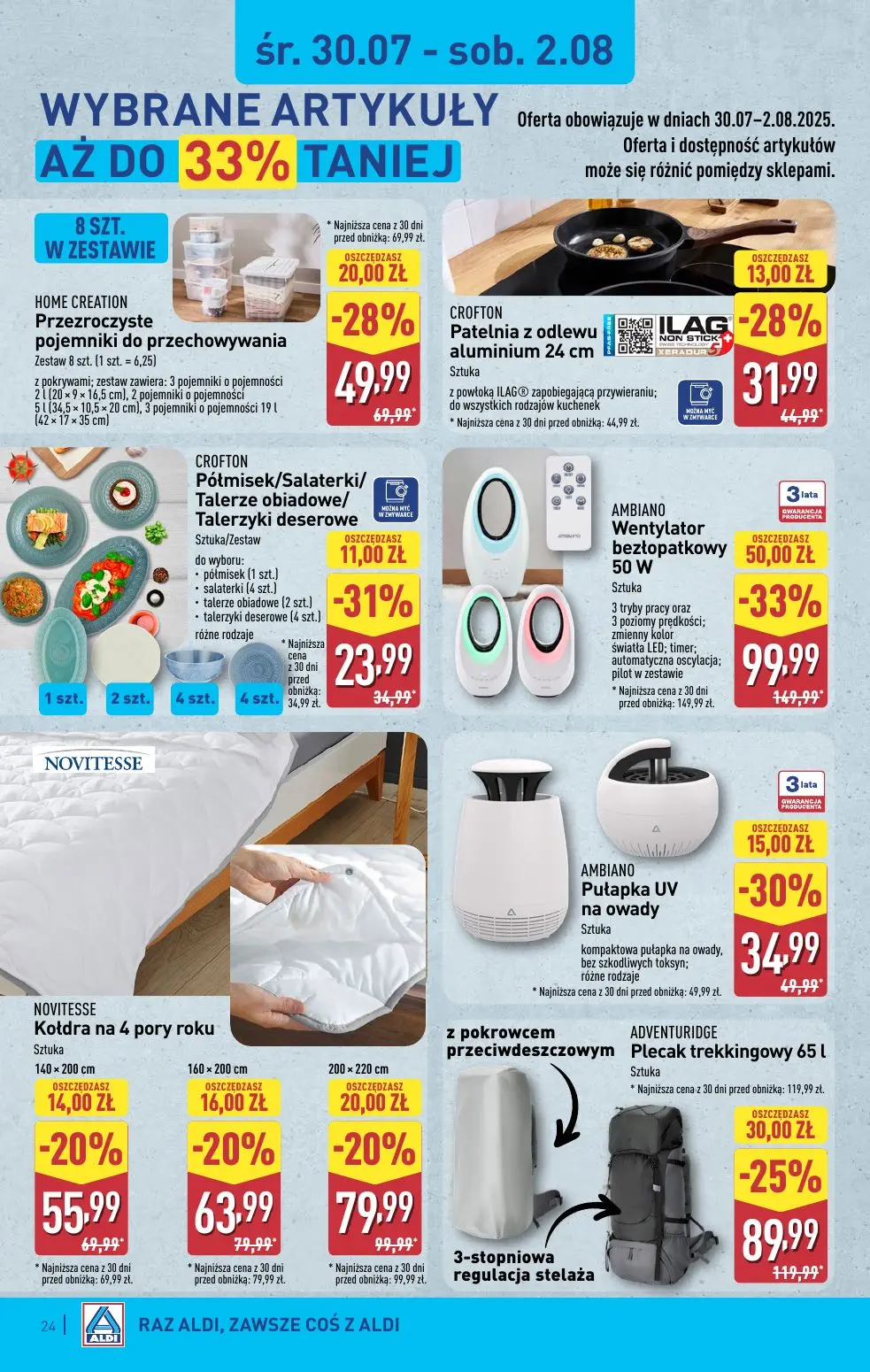 gazetka promocyjna ALDI Raz ALDI zawsze coś z ALDI - Strona 24