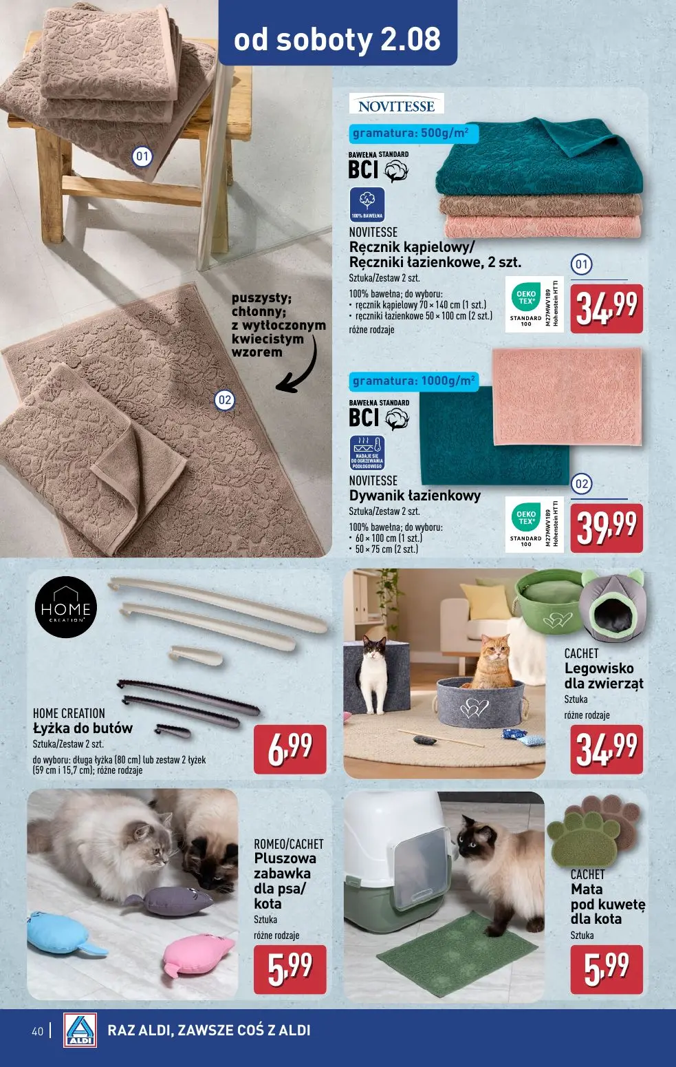 gazetka promocyjna ALDI Raz ALDI zawsze coś z ALDI - Strona 40