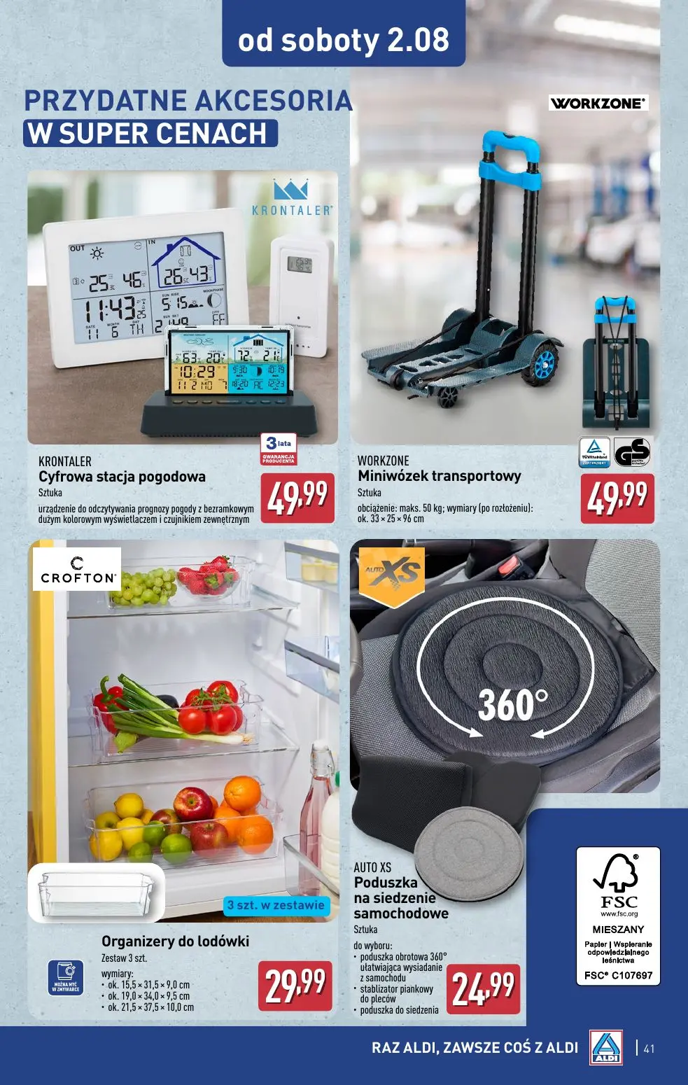 gazetka promocyjna ALDI Raz ALDI zawsze coś z ALDI - Strona 41