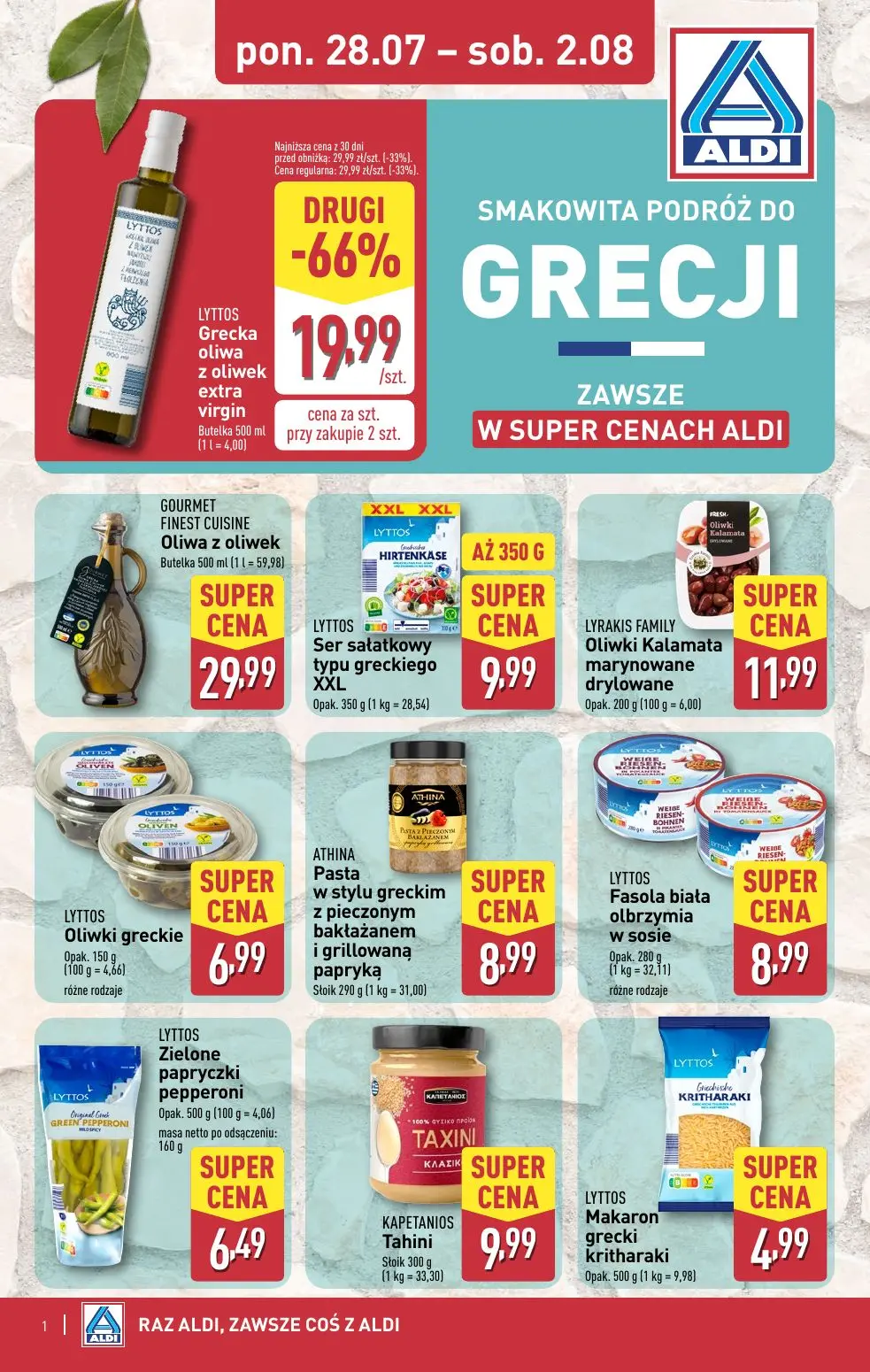 gazetka promocyjna ALDI Smakowita podróż do Grecji - Strona 1