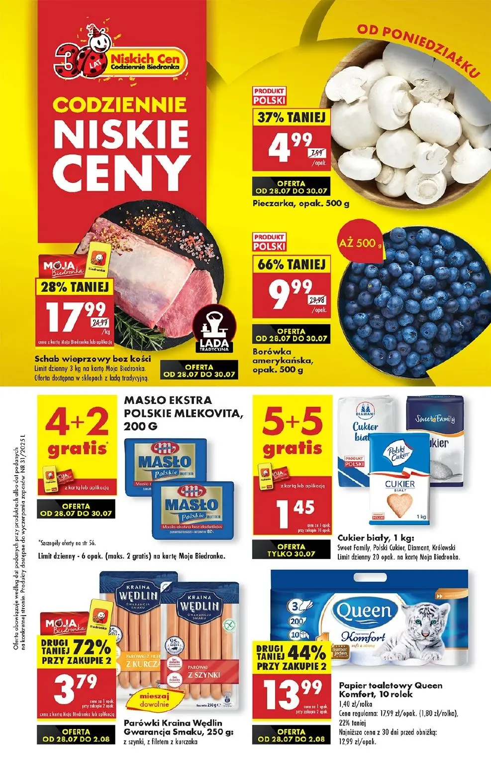 gazetka promocyjna Biedronka Lada tradycyjna. Od poniedziałku - Strona 1