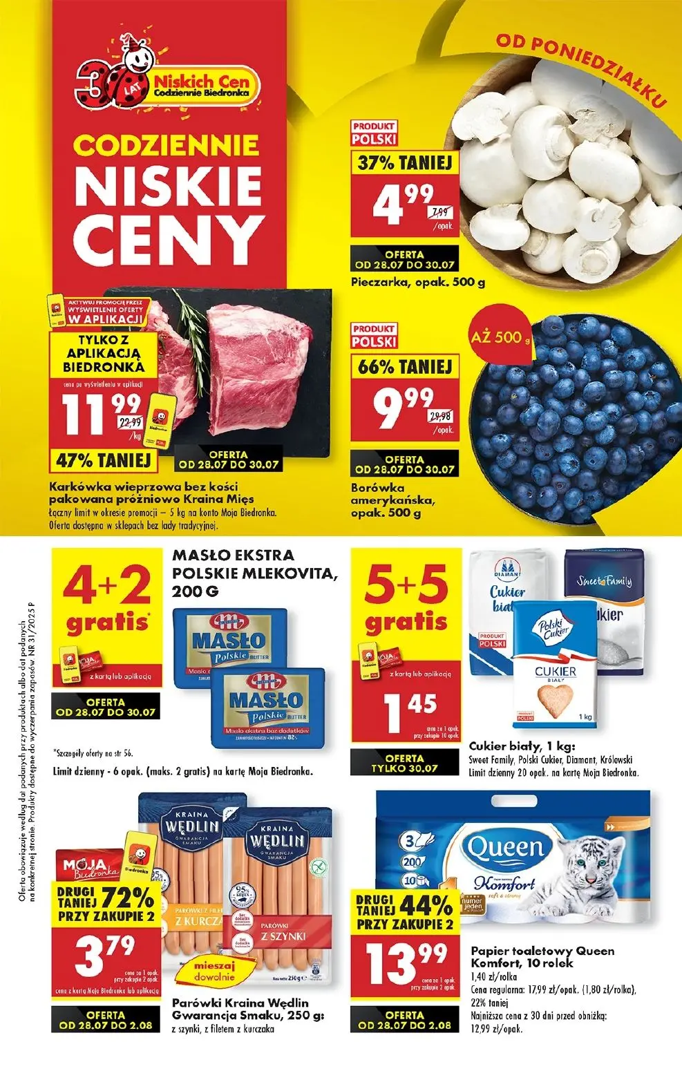 gazetka promocyjna Biedronka Od poniedziałku - Strona 1