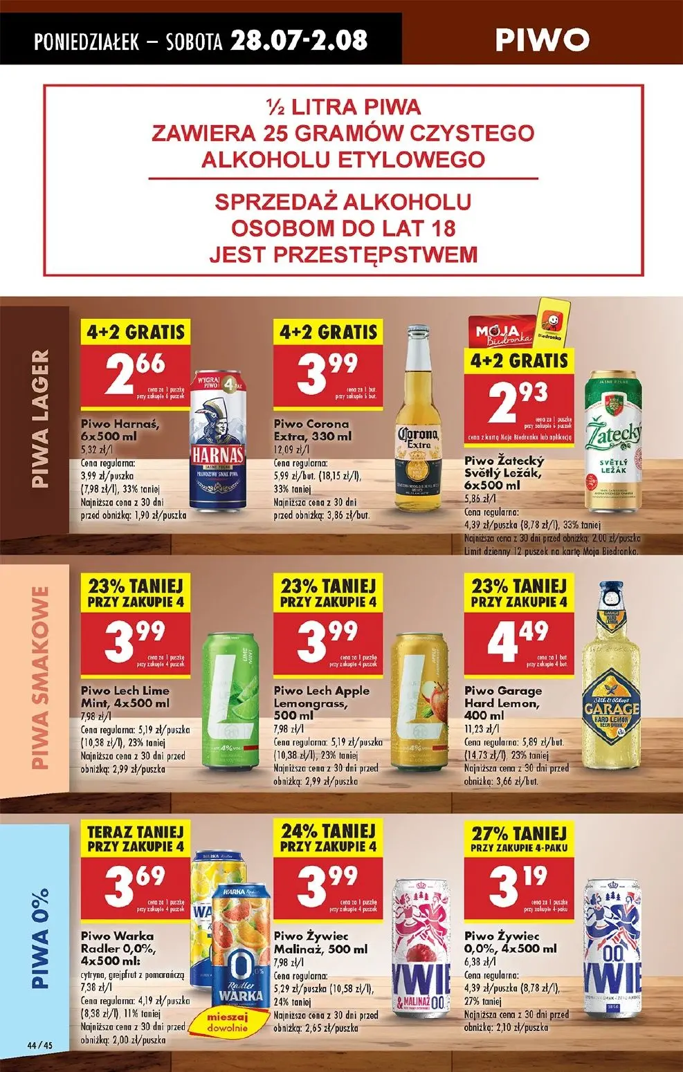 gazetka promocyjna Biedronka Od poniedziałku - Strona 62