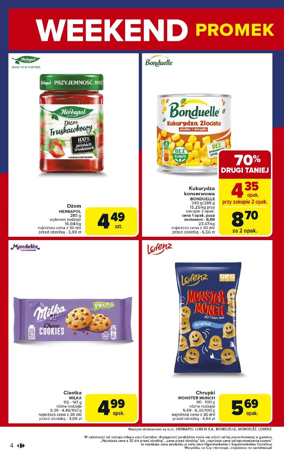 gazetka promocyjna Carrefour Weekend od czwartku - Strona 4