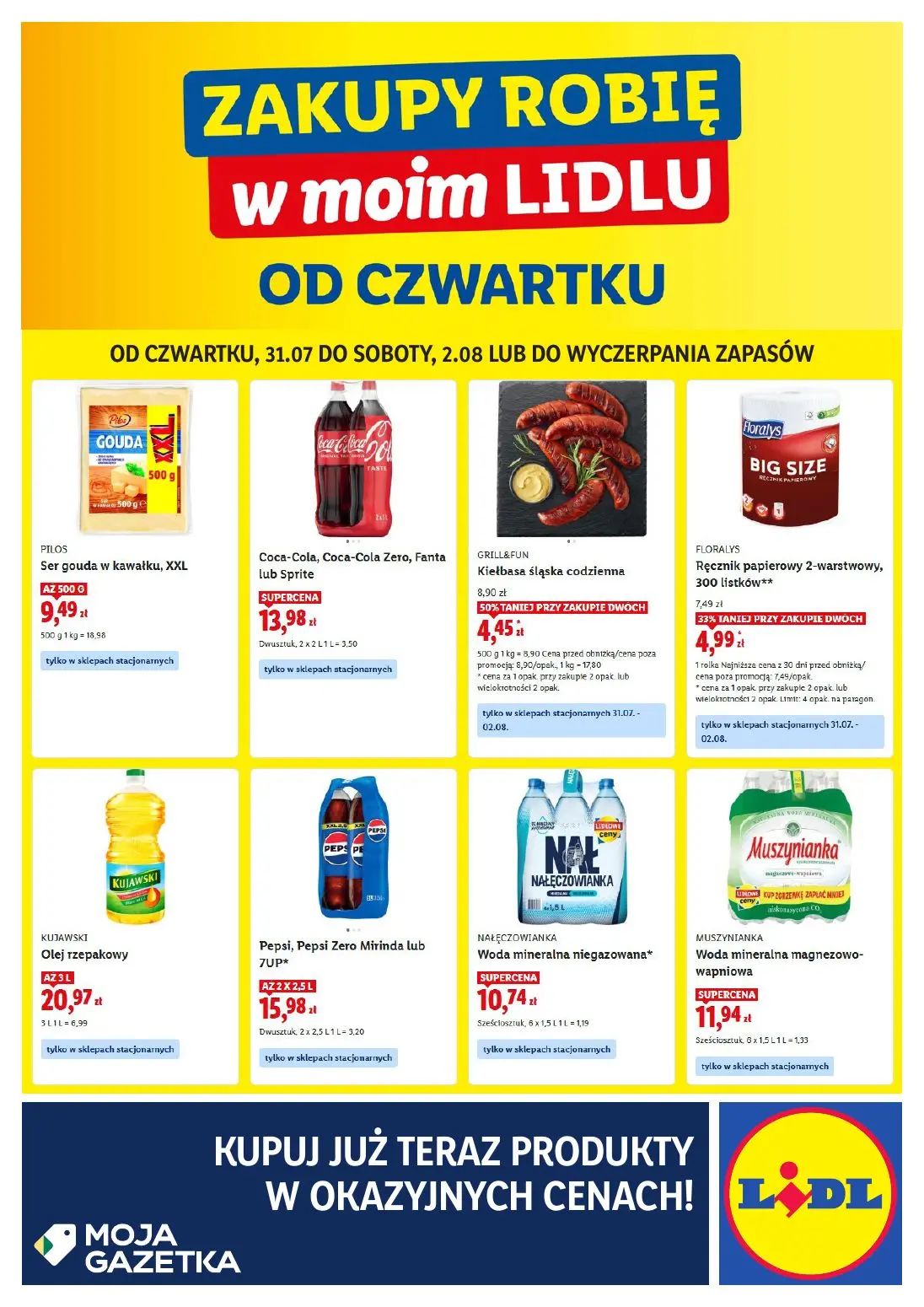 gazetka promocyjna LIDL Zakupy robię w moim Lidlu od czwartku - Strona 1