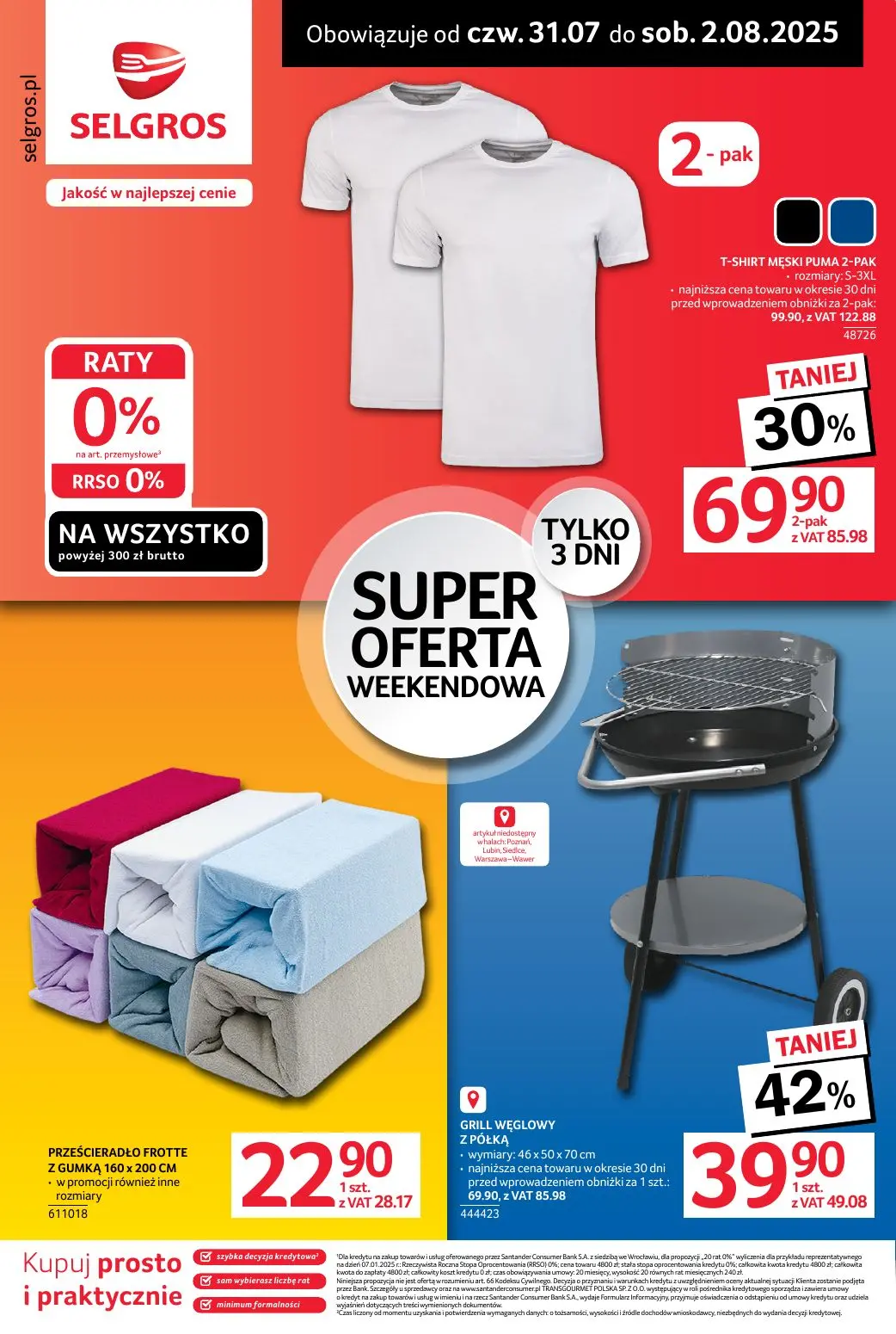 gazetka promocyjna SELGROS Super oferta na 3 dni - Strona 1