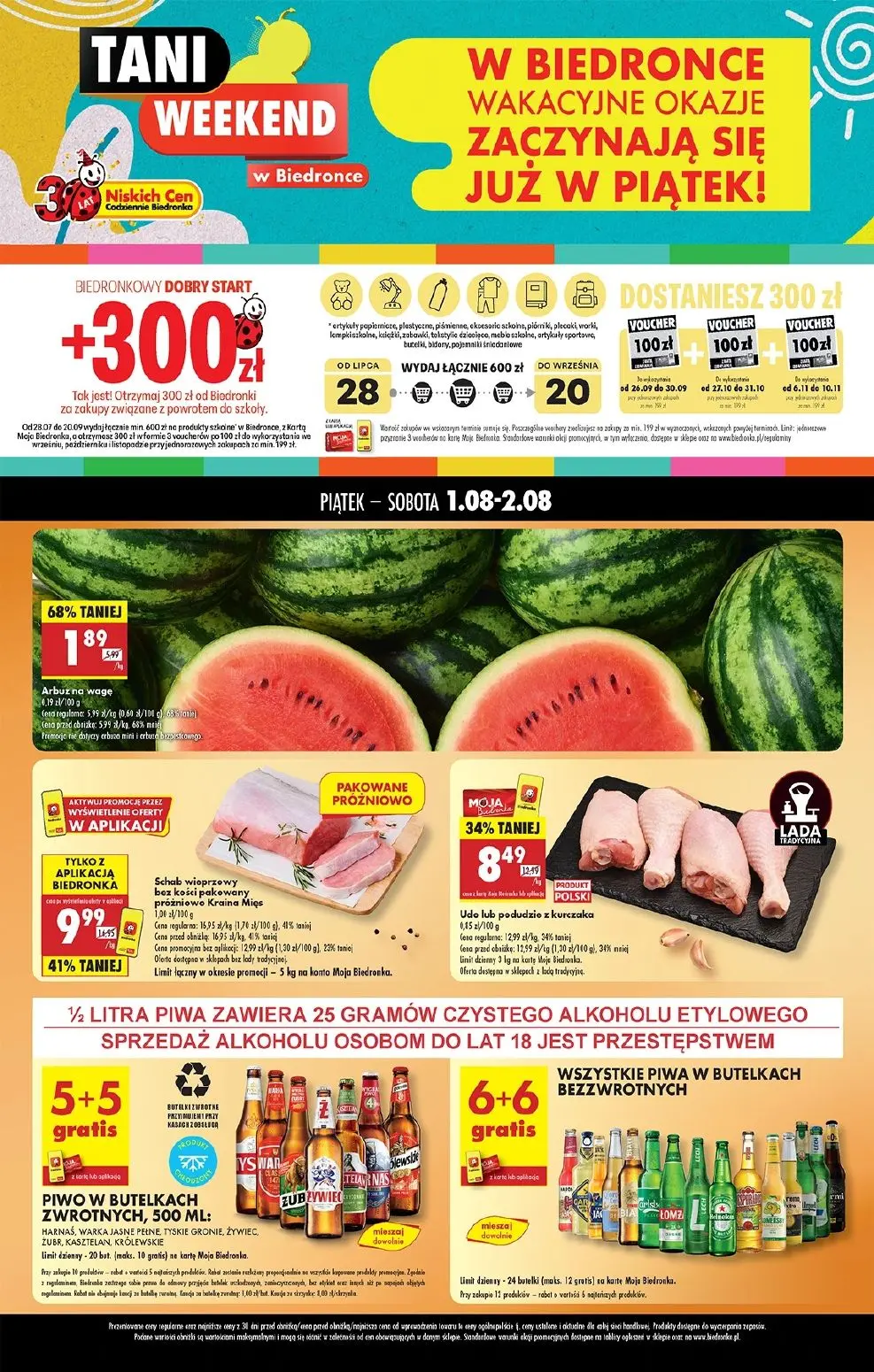 gazetka promocyjna Biedronka Tani weekend - Strona 1