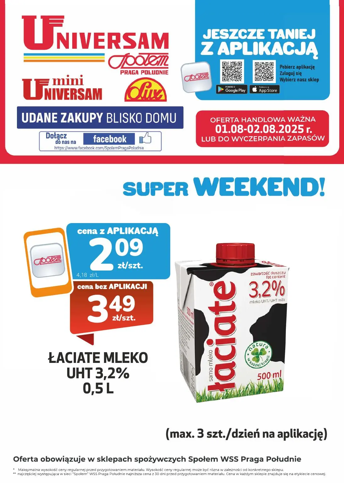 gazetka promocyjna Społem Praga Super Weekend - Strona 1