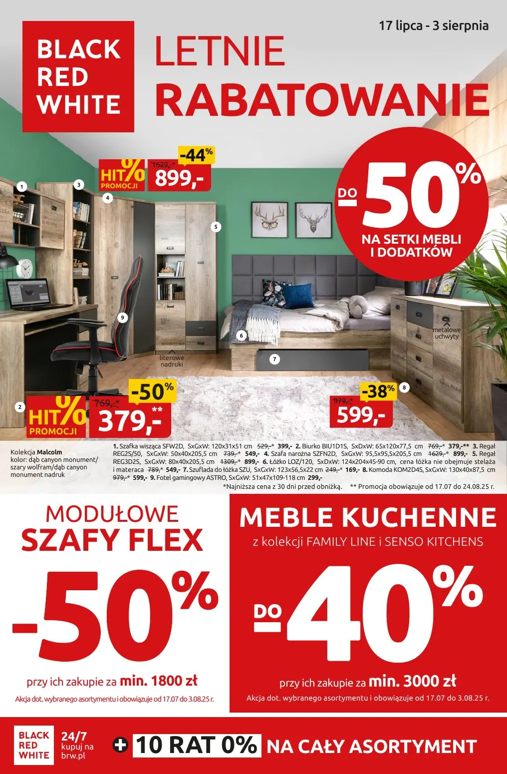 gazetka promocyjna Black Red White Letnie rabatowanie - Strona 1