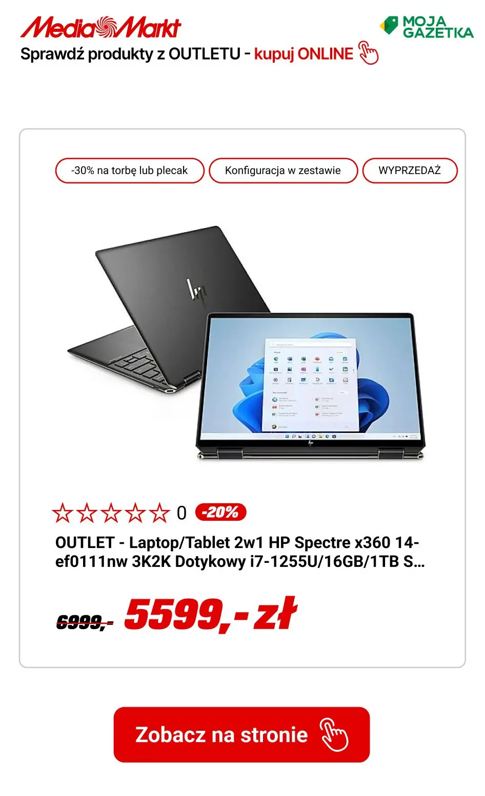 gazetka promocyjna Media Markt Produkty z outletu w SUPER cenach!! - Strona 5