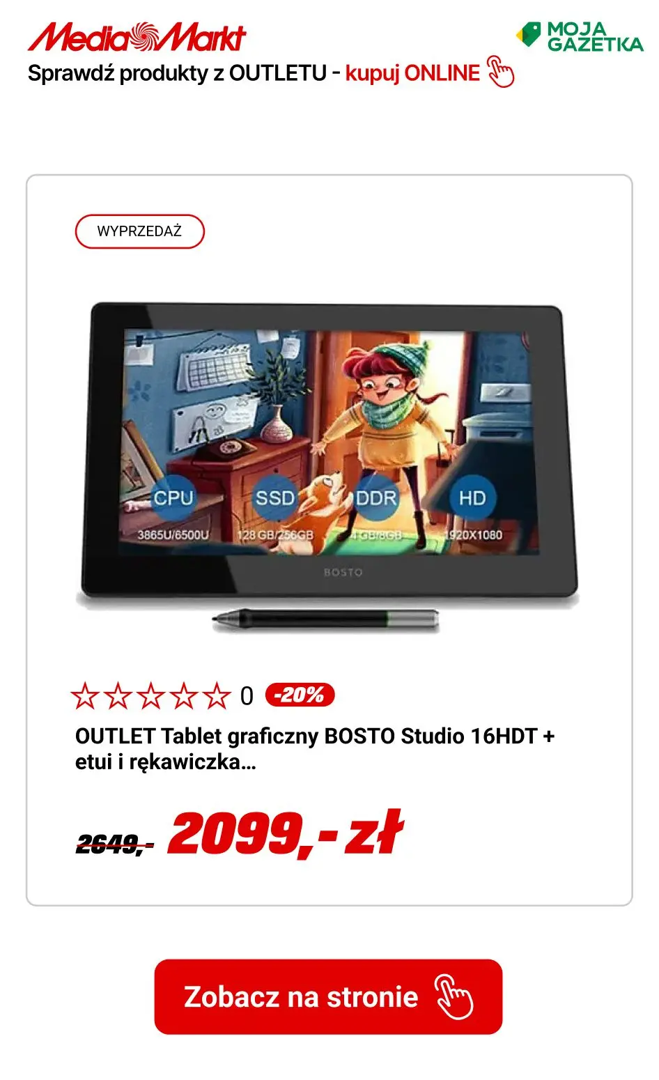 gazetka promocyjna Media Markt Produkty z outletu w SUPER cenach!! - Strona 8