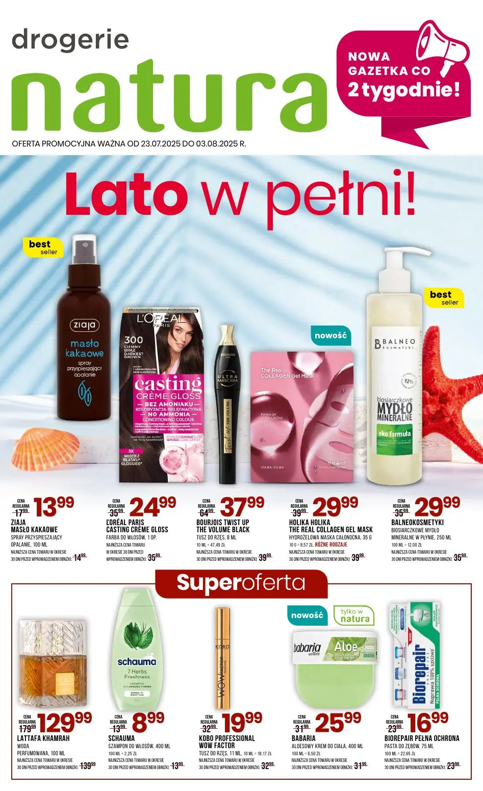 gazetka promocyjna Natura Lato w pełni! - Strona 1