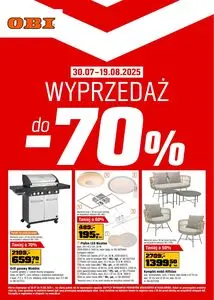 Gazetka promocyjna OBI, ważna od 2025-07-30 do 2025-08-05.