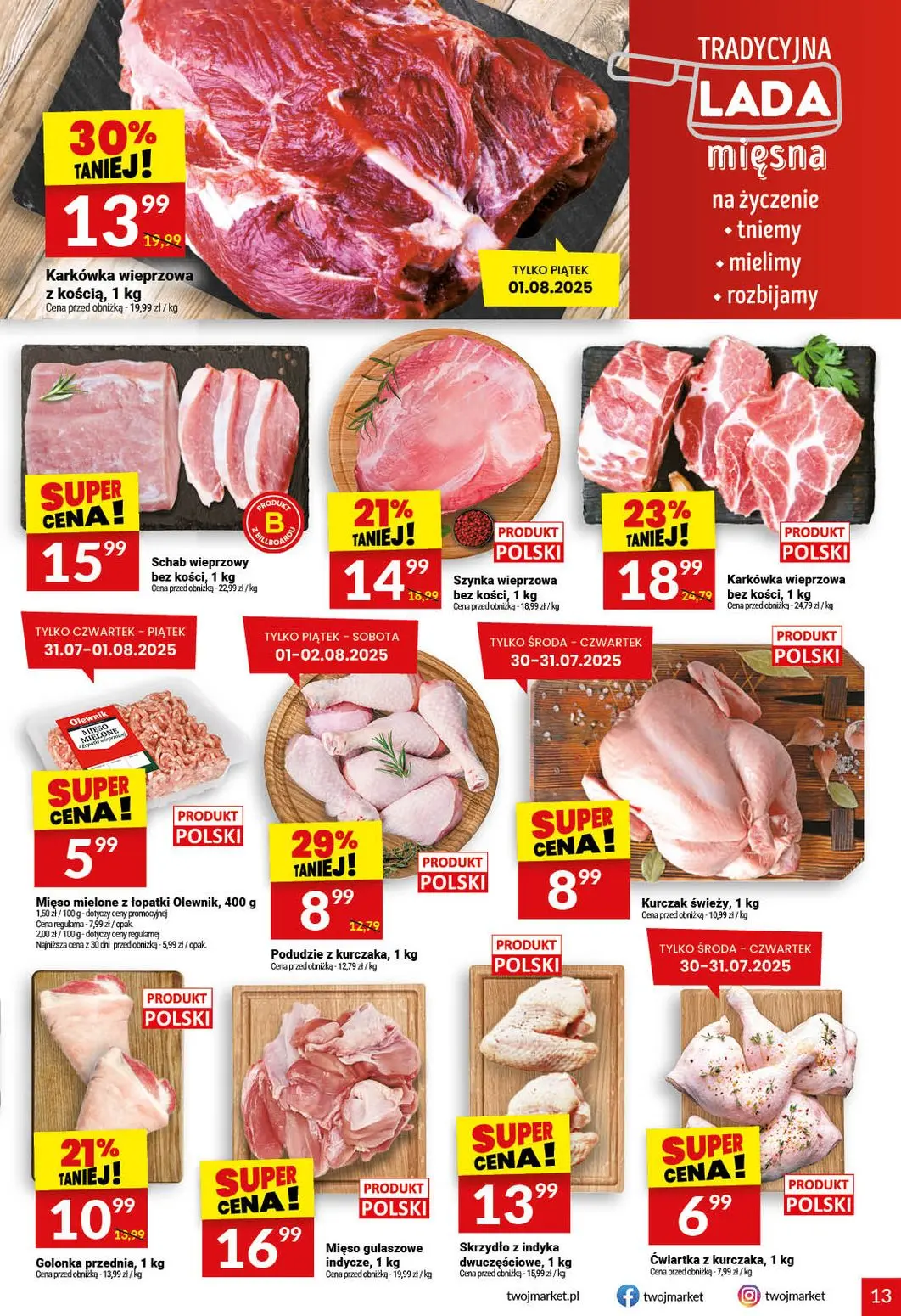 gazetka promocyjna Twój Market Zawsze po drodze! - Strona 13