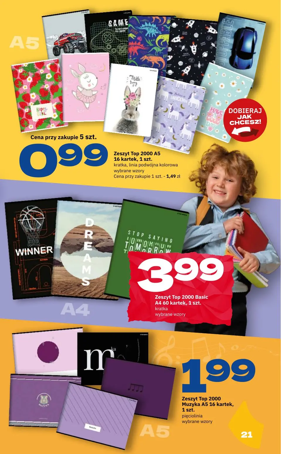 gazetka promocyjna Twój Market Jesteśmy gotowi do szkoły! - Strona 21