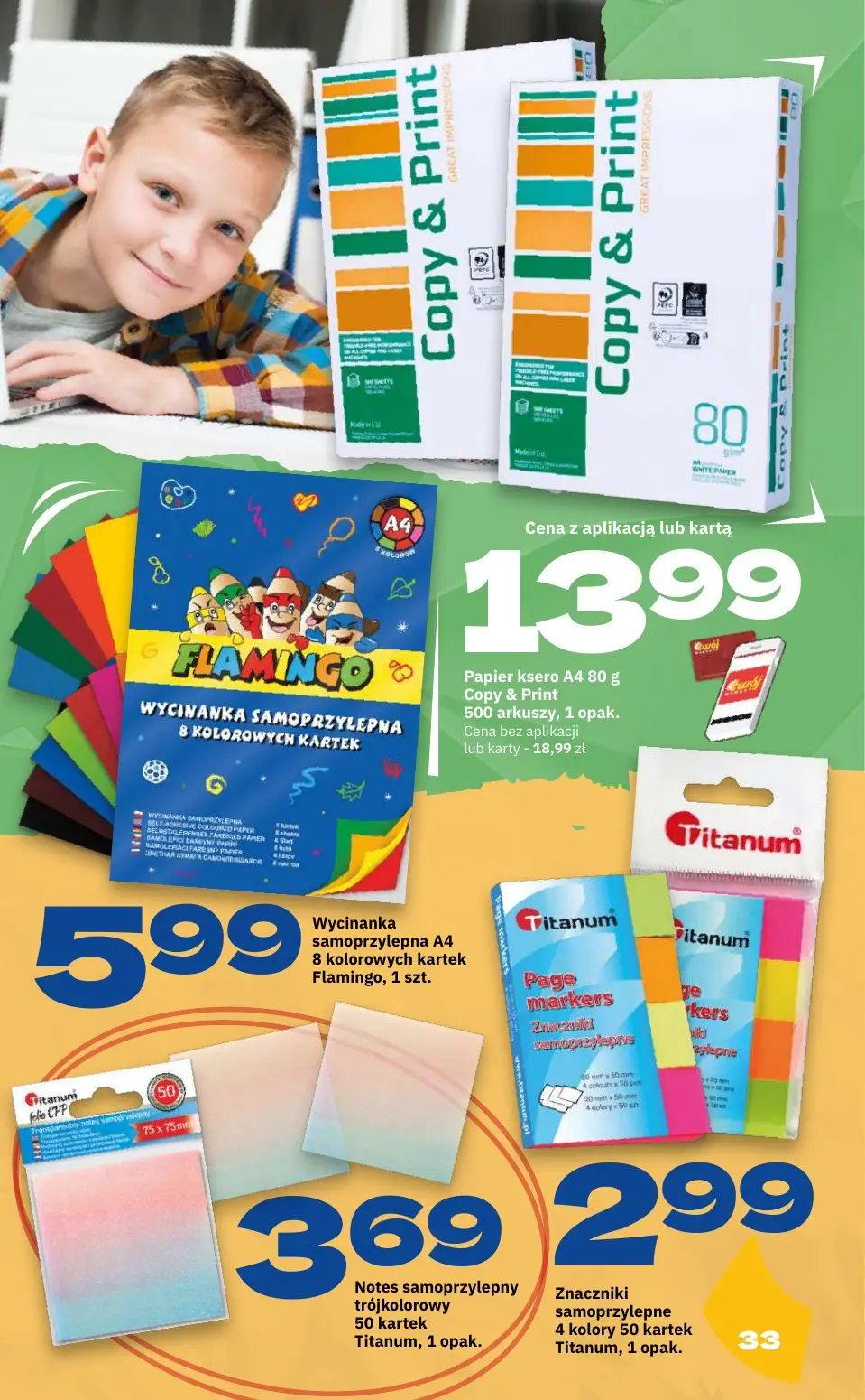 gazetka promocyjna Twój Market Jesteśmy gotowi do szkoły! - Strona 33