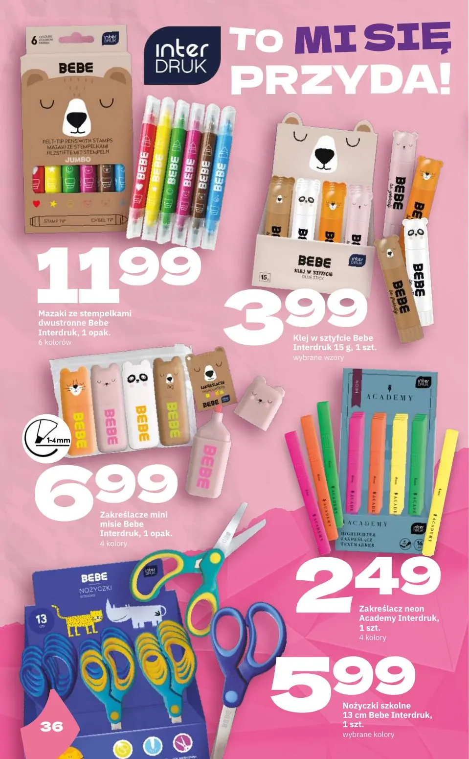 gazetka promocyjna Twój Market Jesteśmy gotowi do szkoły! - Strona 36