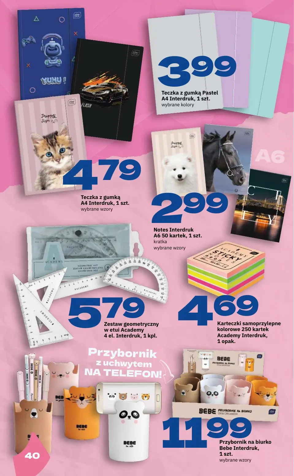gazetka promocyjna Twój Market Jesteśmy gotowi do szkoły! - Strona 40