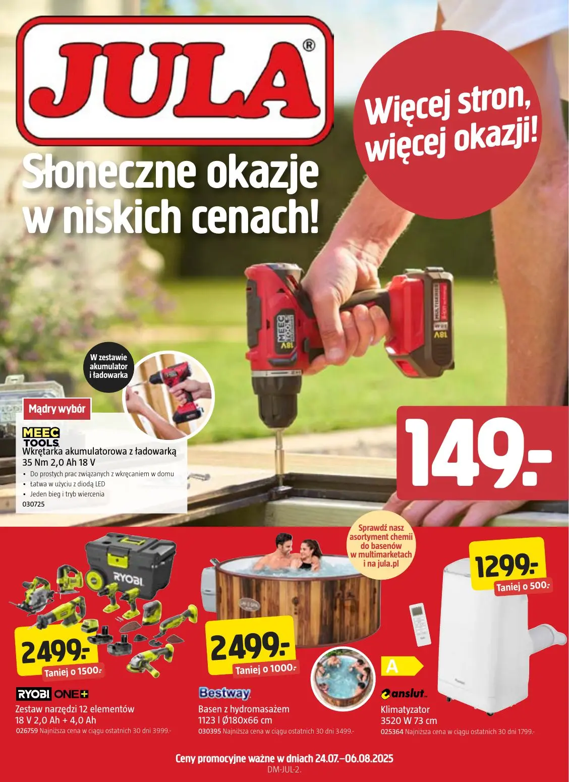 gazetka promocyjna JULA Słoneczne okazje w niskich cenach! - Strona 1