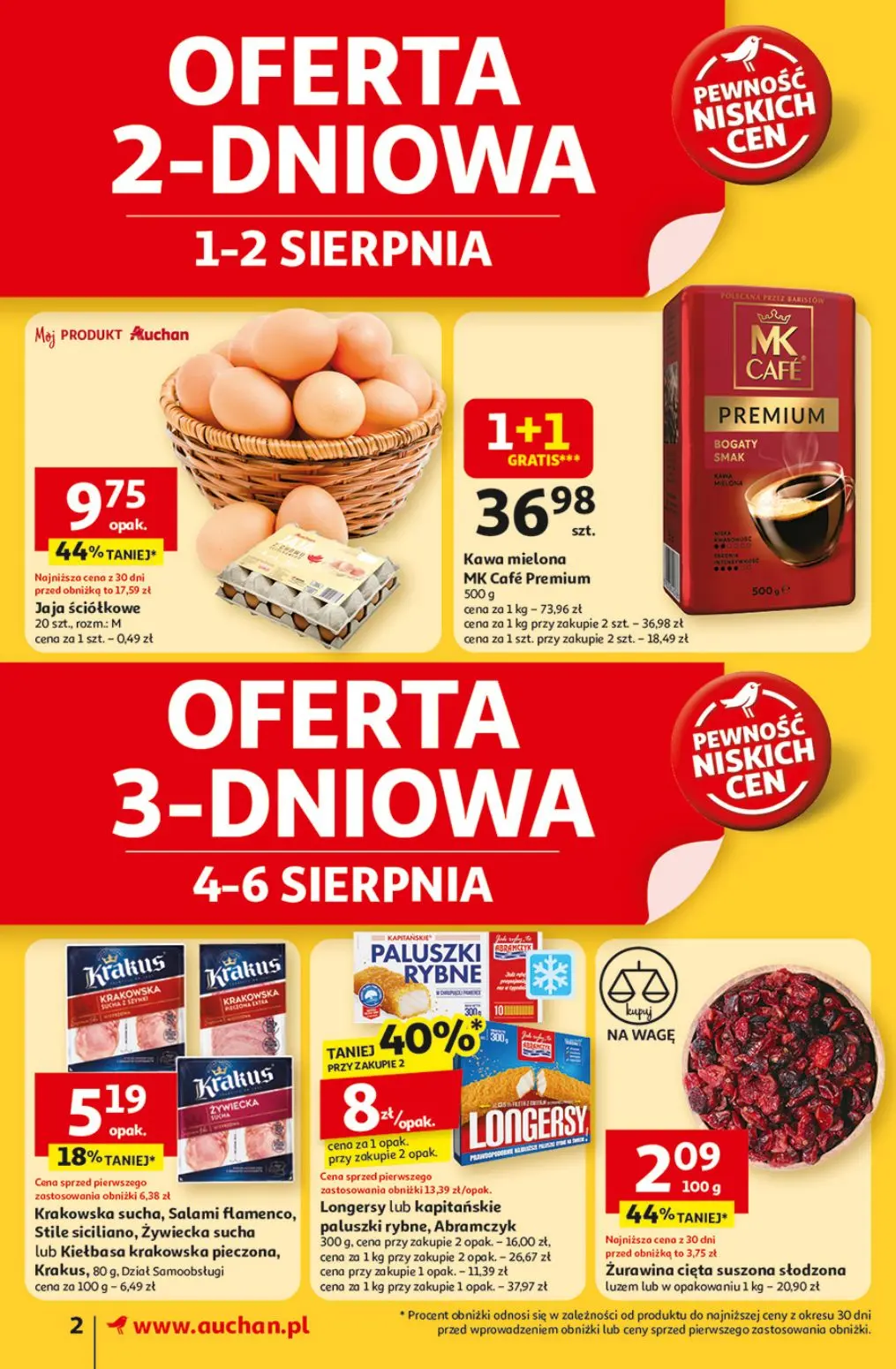 gazetka promocyjna Auchan Supermarket Pewność niskich cen - Strona 2