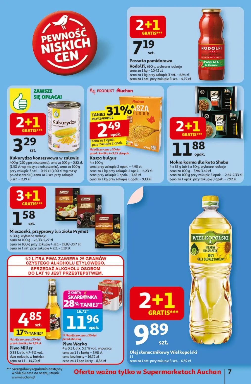 gazetka promocyjna Auchan Supermarket Pewność niskich cen - Strona 7