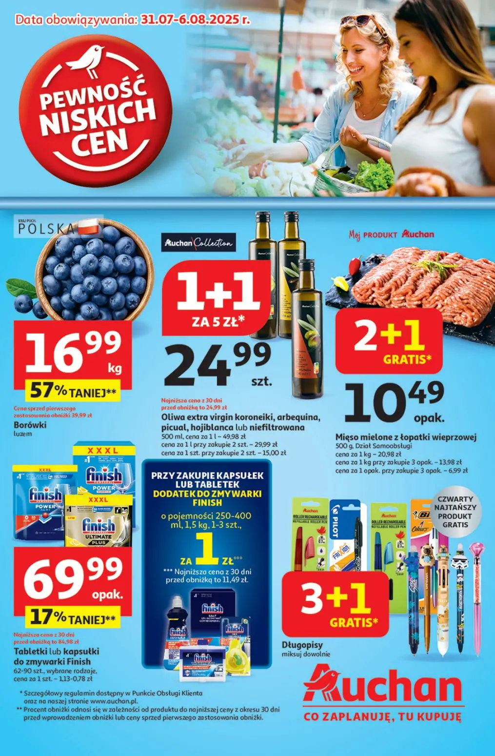 gazetka promocyjna Auchan Pewność niskich cen - Strona 1