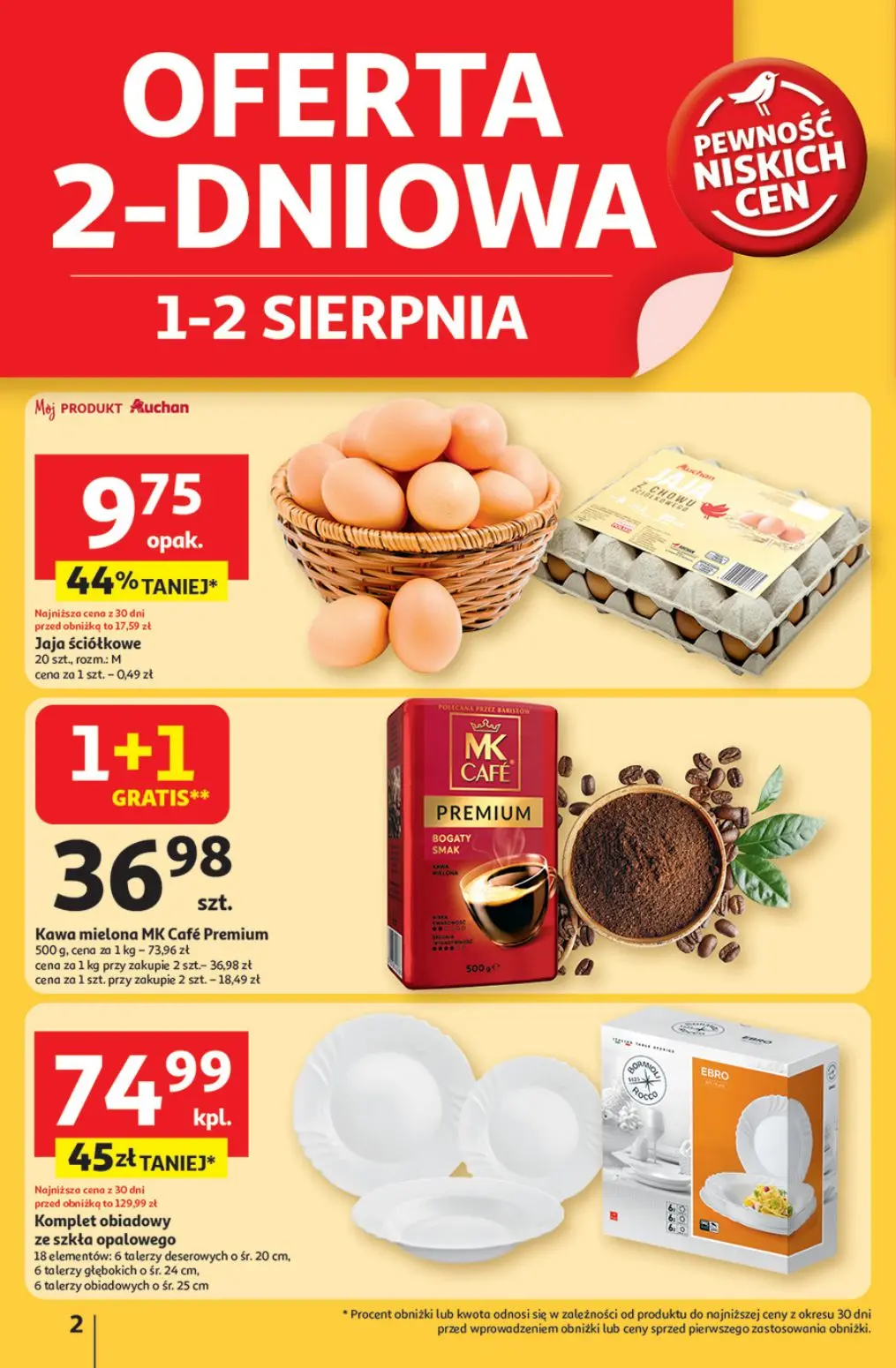 gazetka promocyjna Auchan Pewność niskich cen - Strona 2