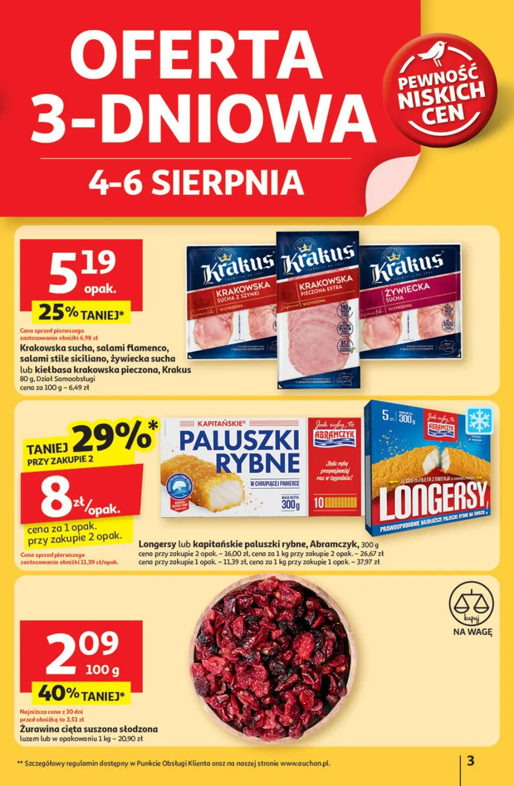 gazetka promocyjna Auchan Pewność niskich cen - Strona 3