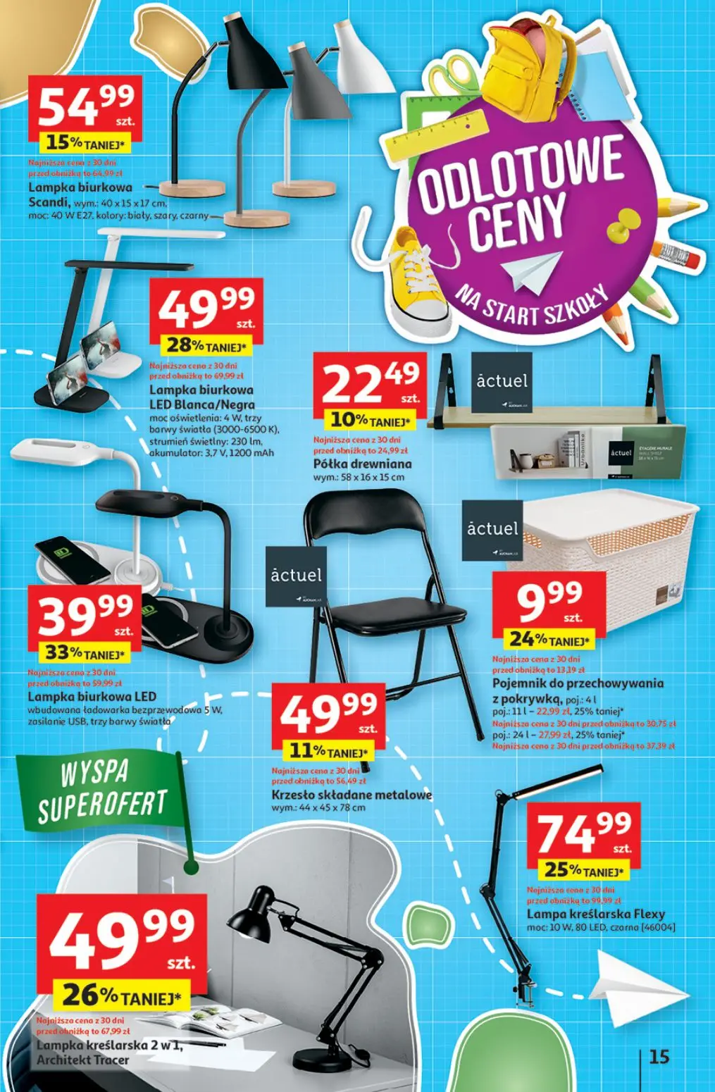 gazetka promocyjna Auchan Pewność niskich cen - Strona 15